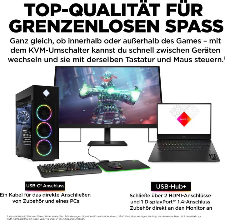 Produktbild HP Omen 27k (3840 x 2160 Pixel, 27")