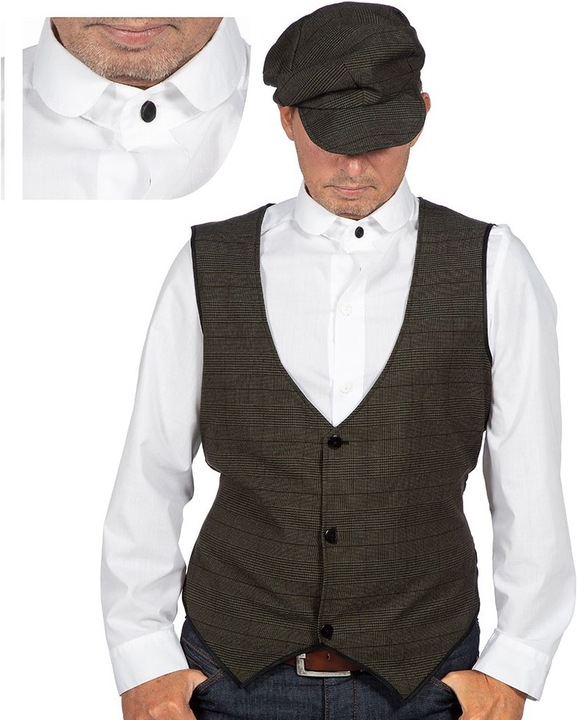 Produktbild Wilbers Herren Hemd Roaring 20's, Rundkragen (50)