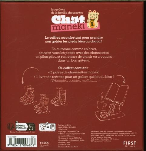 Actual product image Les goûters de la famille chaussettes chat maneki (French, Collectif, 2024)
