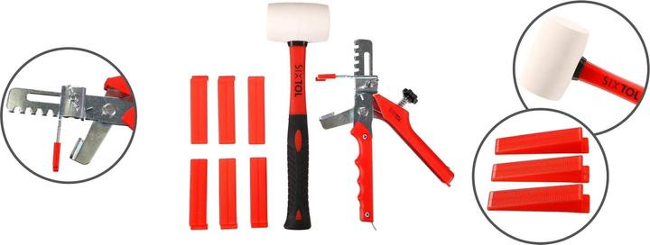 Actual product image Sixtol Set for levelling tiles LEVEL SYSTEM STARTER 1