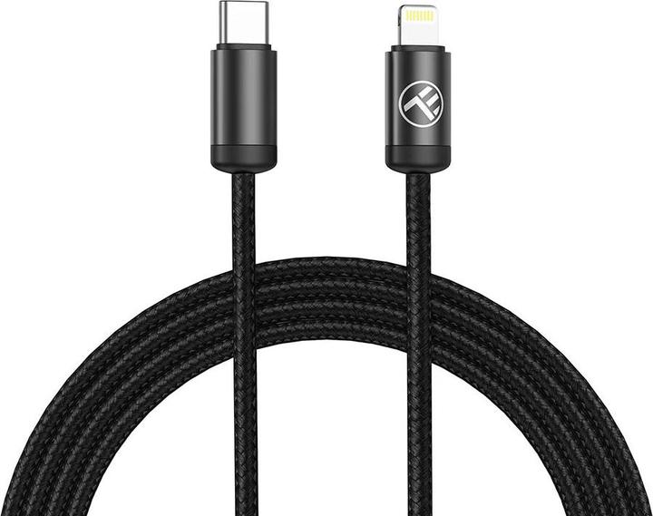Produktbild Tellur Minimalist USB-C to Lightning Cable 3A 1m PD27W Black (1 m, USB 2.0, 27 W)