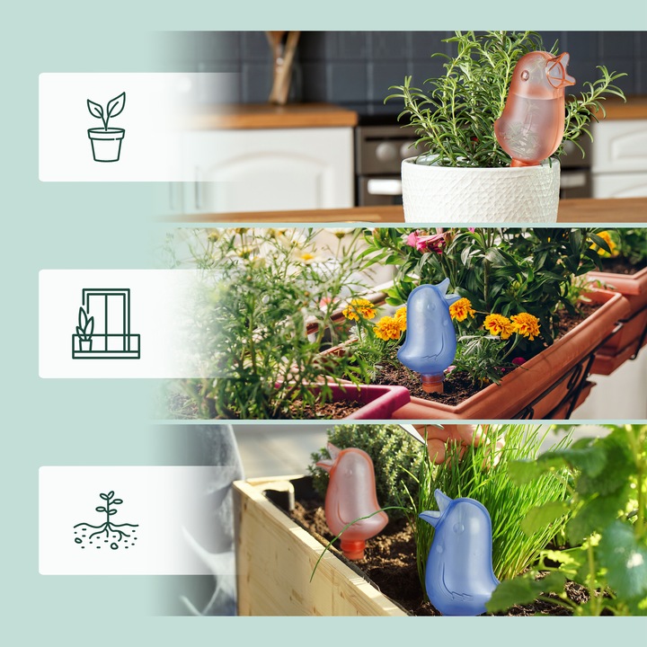 Actual product image Relaxdays Clay cone set (Clay cone irrigation)