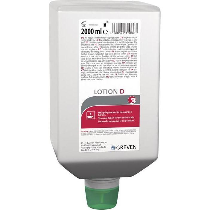 Greven, Praxisbedarf, Hautpflegelotion  LOTION D 2 l silikonfrei, parfümiert