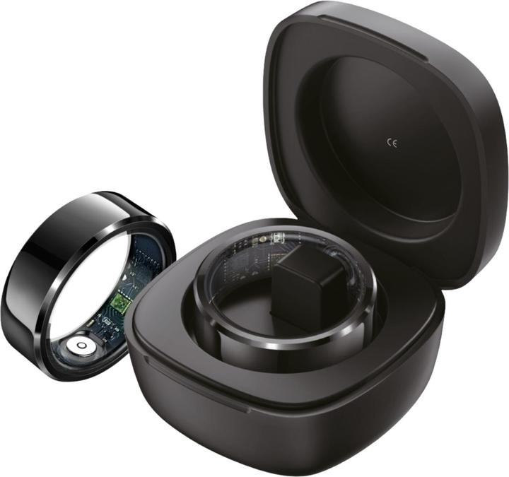 Produktbild Techmade TM-NEXA-BK12 Smartring con Charging Box Black TG 12 21.6mm (12, Schwarz)