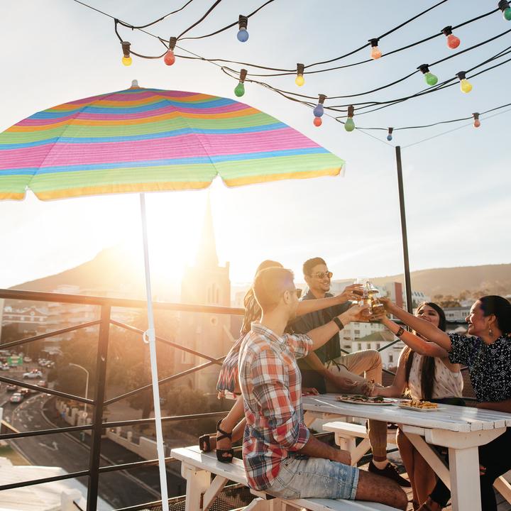 Image du produit Relaxdays Parapluie de plage (1.70 m)