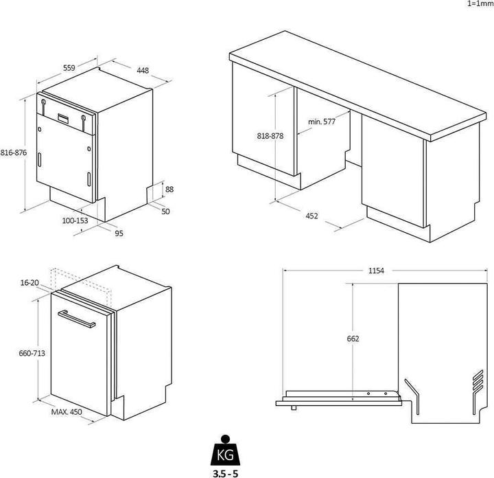 Actual product image Candy CDIH 2L1047