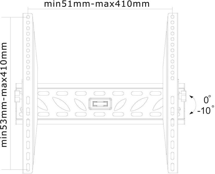 Produktbild Neomounts Led-W240 (Wand, 52")