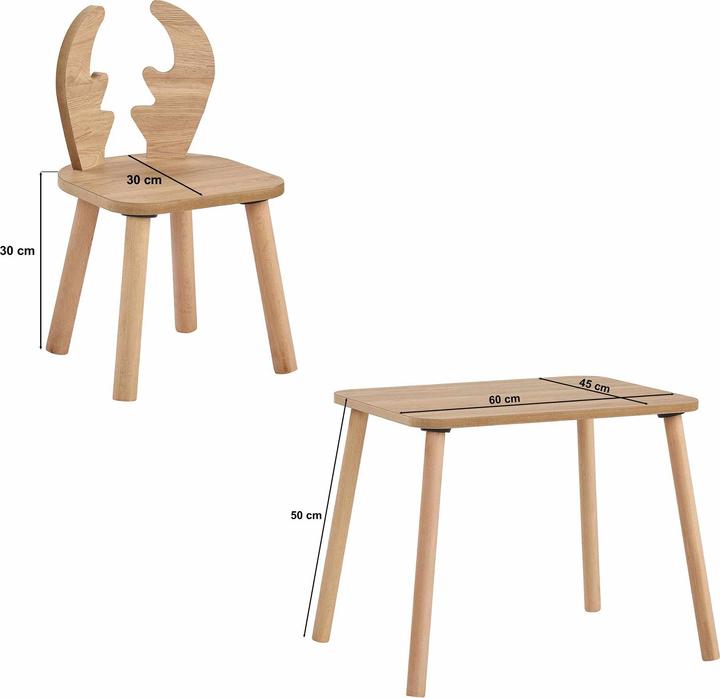 Immagine prodotto Skye Decor Geyik Kid's Table Set (Dinette per bambini)