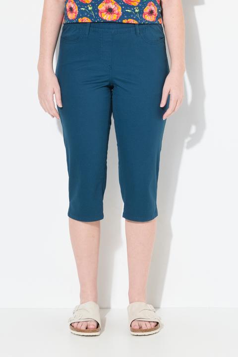 Produktbild Ulla Popken Caprihose, Saumschlitze, Gürtelschlaufen (56)