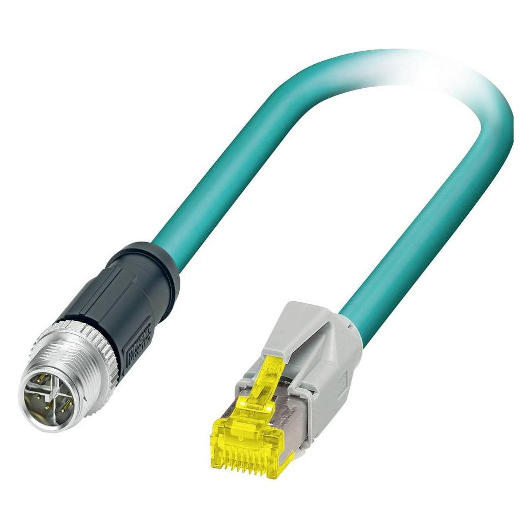 Phoenix NBC-MSX/ 5.0-94F/R4AC SCO-netwerkkabel 5 m Cat6a S/FTP (S-STP) Blauw (S/FTP, CAT6a, 5 m), Netwerkkabel