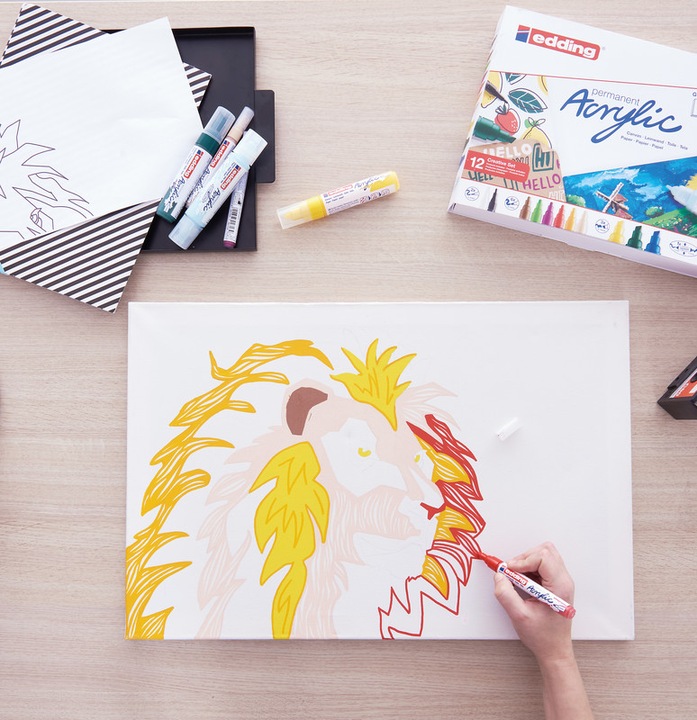 Produktbild Edding Acrylmarker 5100 (Verkehrsrot, 3 mm, 1 x)