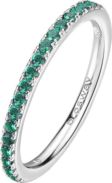 Immagine prodotto Brosway Anello d'argento scintillante Fancy Life Green FLG65 - Circuito: 54 mm (14, 925 Argento)