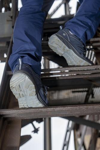 Actual product image Baak Sicherheitsschuh Pepe Gr.38 W.11 blau/grau S1PS FO LG SR ESD EN20345 Textil (38)