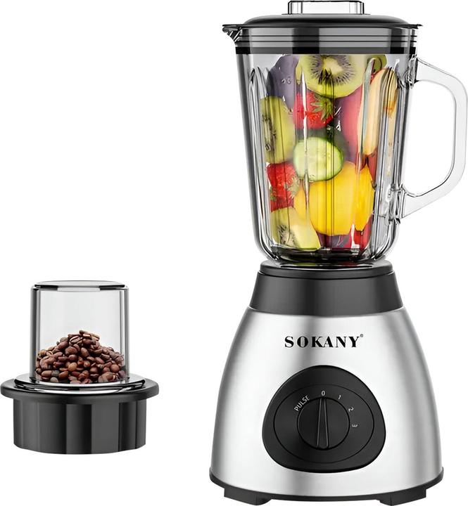 Image du produit Sokany Mixer 400W 1.5L 2in1 mit Kaffeemühle