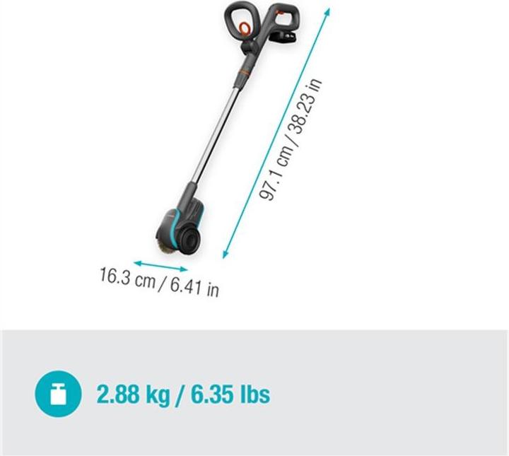 Actual product image Gardena EasyWeed 1800/18V P4A Ready-To-Use Set