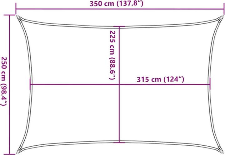 Actual product image VidaXL Alethea (250 x 350 cm)