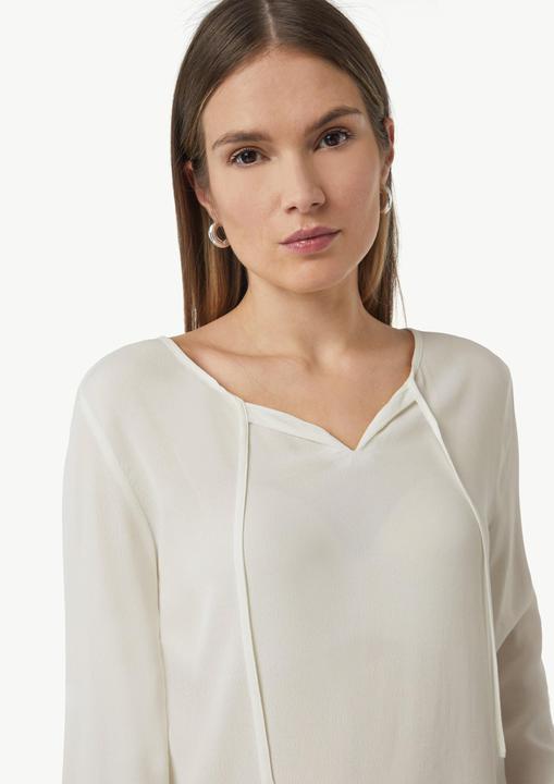 Immagine prodotto Comma Bluse Viskose-Bluse mit Bindedetail am Ausschnitt (38)