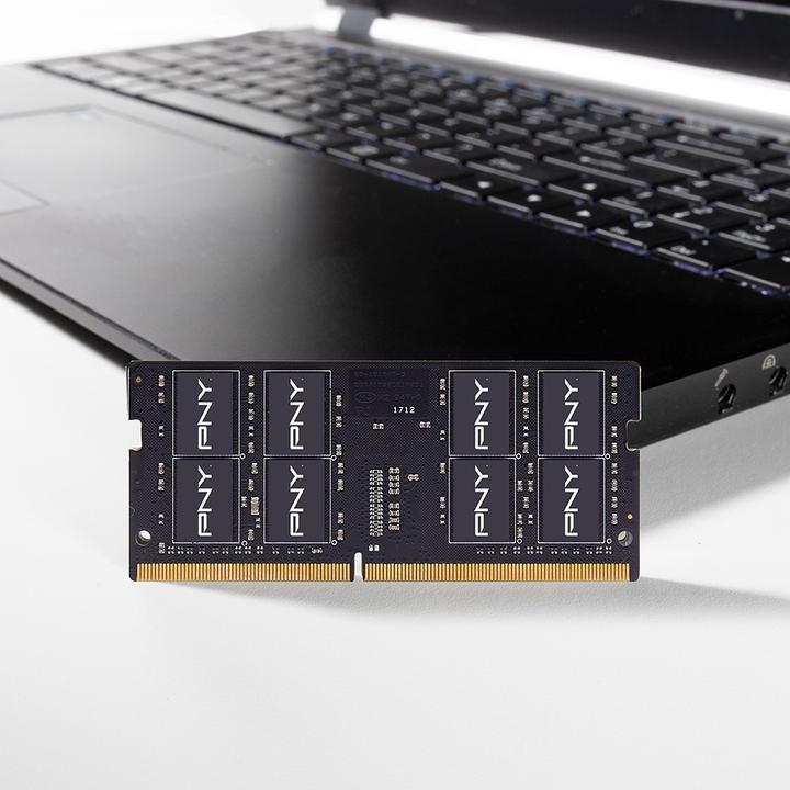 Immagine prodotto PNY Memoria DDR4 25600 MN8GSD43200-SI BULK (1 x 8GB, 3200 MHz, DDR4-RAM, SO-DIMM)