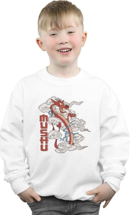 Actual product image Disney Boys Mulan Mushu Dragon Sweatshirt (152, 158)