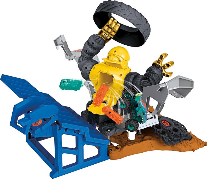 Image du produit Hot Wheels Monster Trucks ARENA SMASHERS™ MEGA-WREX™ VS CRUSHZILLA TAKEDOWN™ Playset