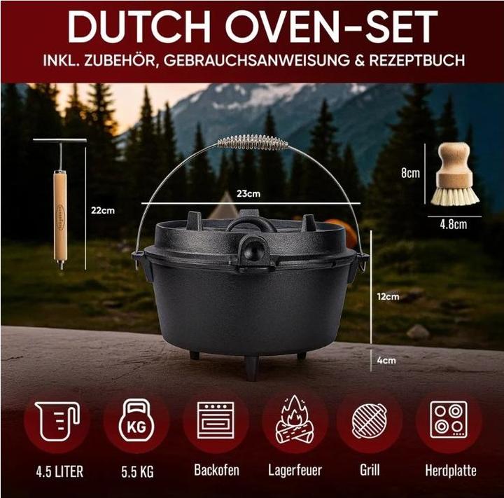 Actual product image Gusskönig Dutch Oven Set