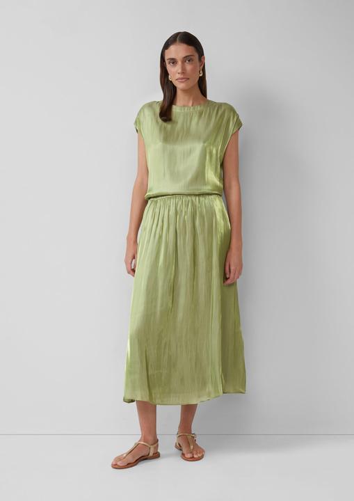 Produktbild s.Oliver Rock Glänzender Midirock mit Elastikbund (32)