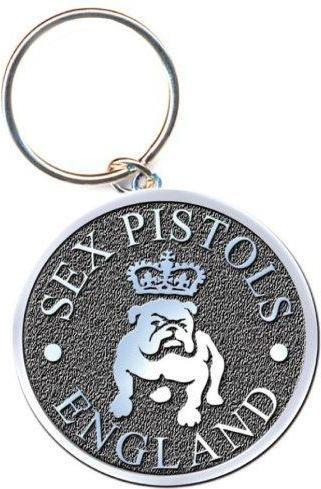 Actual product image Sex Pistols Bulldog Enamel Keyring