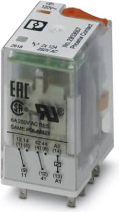 Produktbild Phoenix Contact REL-IR2 Plug In Power Relay 120AC/2X21