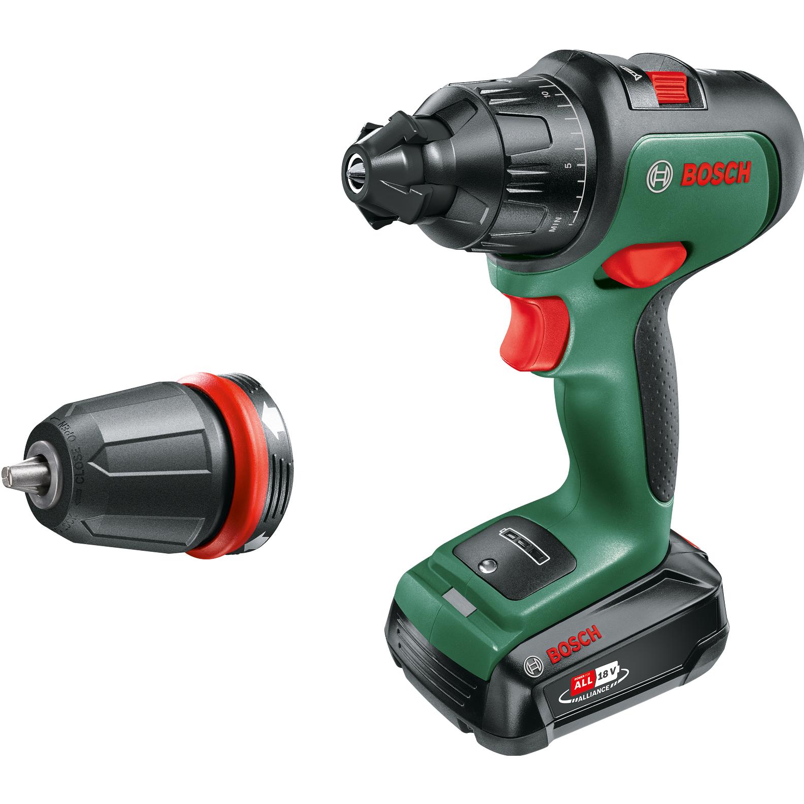 Bosch Home & Garden, Bohrmaschine + Akkuschrauber, AdvancedImpact 18 (Akkubetrieb)