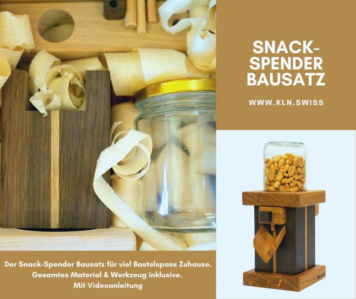 Produktbild kln.swiss Snackspender Bausatz dunkel