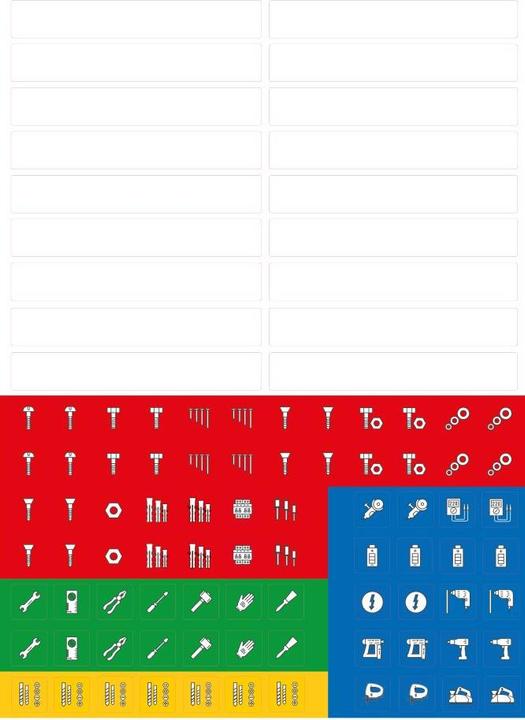 Produktbild L-Boxx Beschriftungsaufkleber Universell 10 Stück (10 Teile)