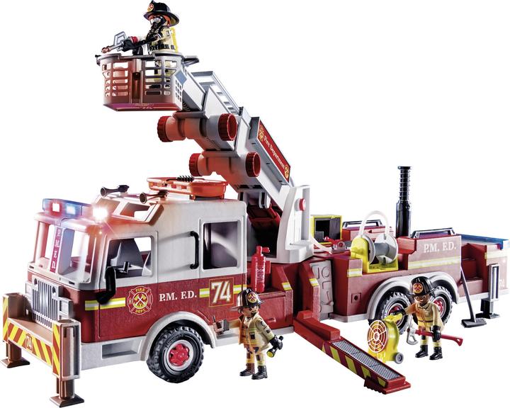 Actual product image Playmobil Fire truck: US Tower Ladder (70935, Playmobil City Action)