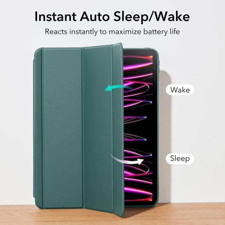 Actual product image ESR ASCEND HYBRID IPAD PRO 12.9 2021 / 2022 FOREST GREEN (iPad Pro 12.9)