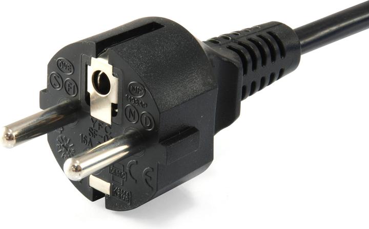 Actual product image equip 3-pin power cable for notebooks and monitors 1.8m (1.80 m)