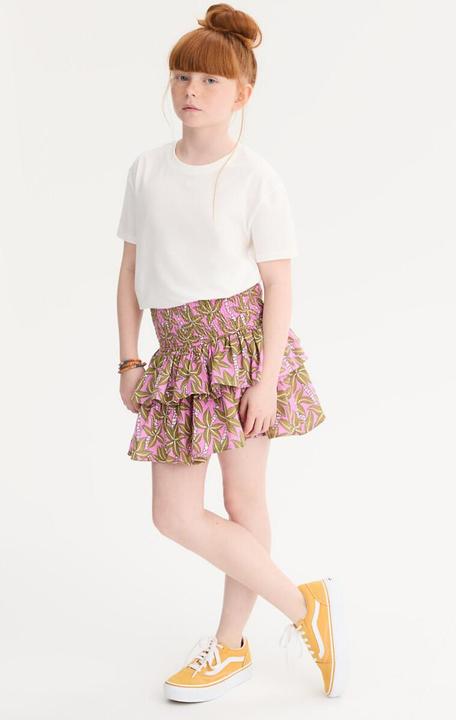 Actual product image La Redoute Collections Shorts-Rock mit gesmoktem Taillenbund aus Baumwoll-Gaze (164)