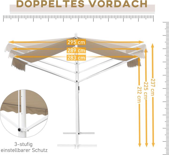 Immagine prodotto Outsunny Tenda da sole (2.94 m)