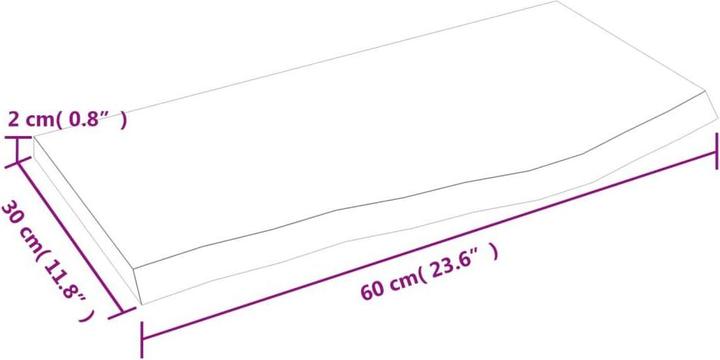 Actual product image vidaXL Waschtischplatte
