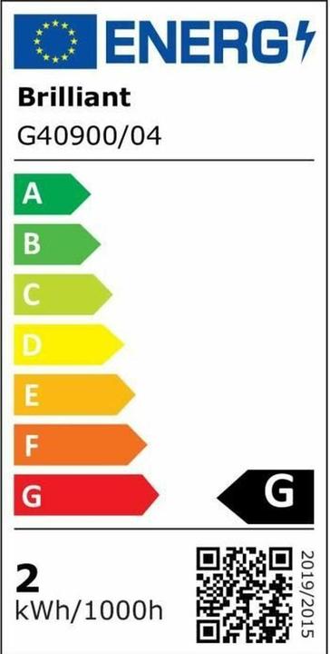 Energie-Label Brilliant Tischlampe