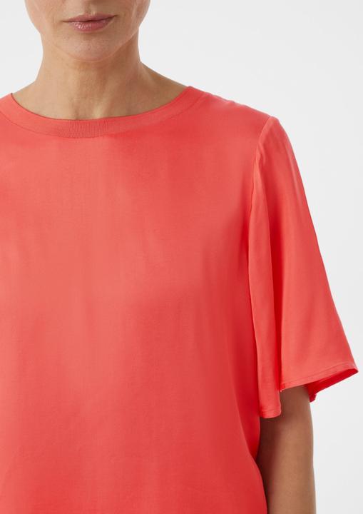 Produktbild Comma T-Shirt Fliessendes Blusenshirt im Fabricmix (34)