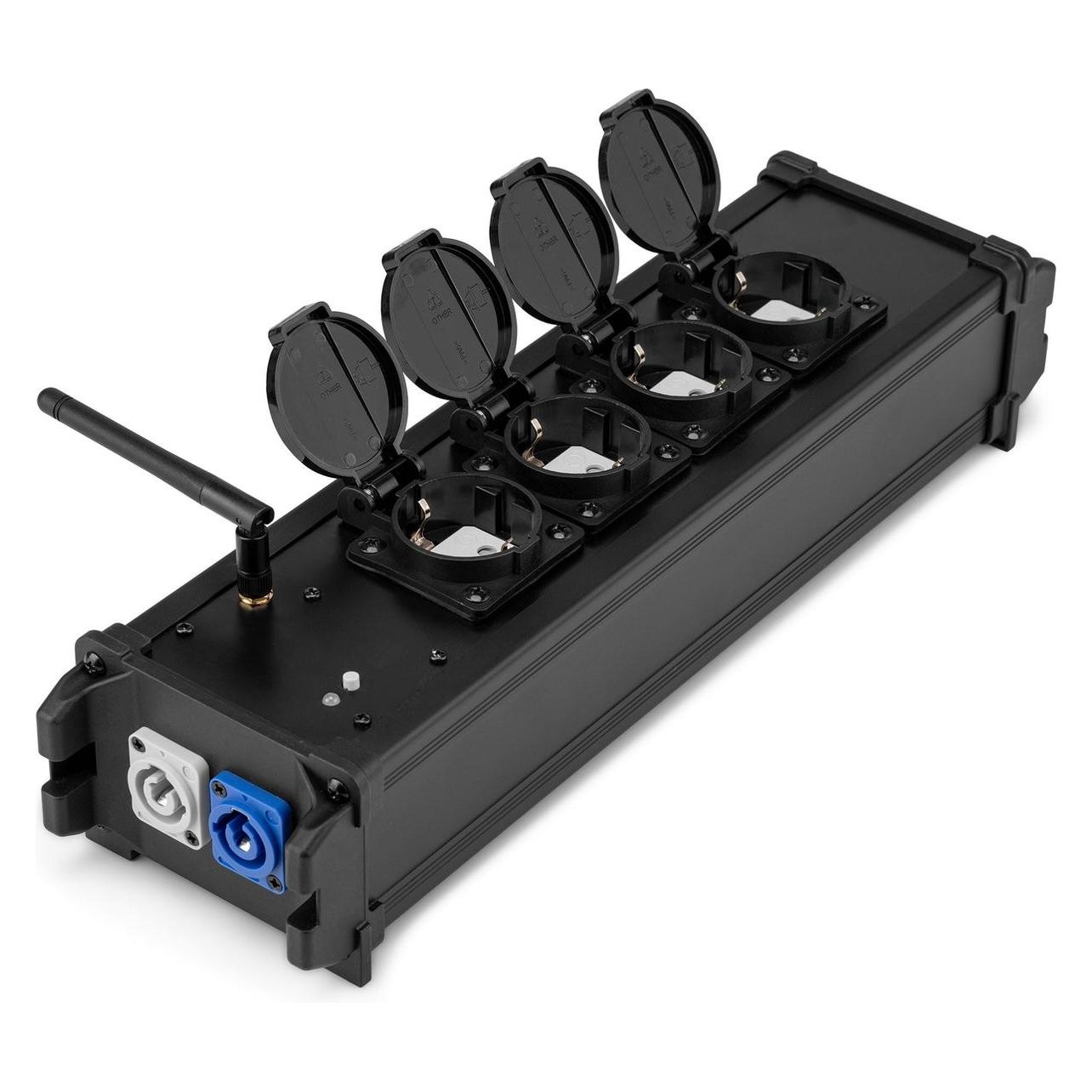 Pd Connex PSB50 Stroomverdeler Met Powercon In/Out Naar 4x Schuko Connector En, Verlichtingsregelaars