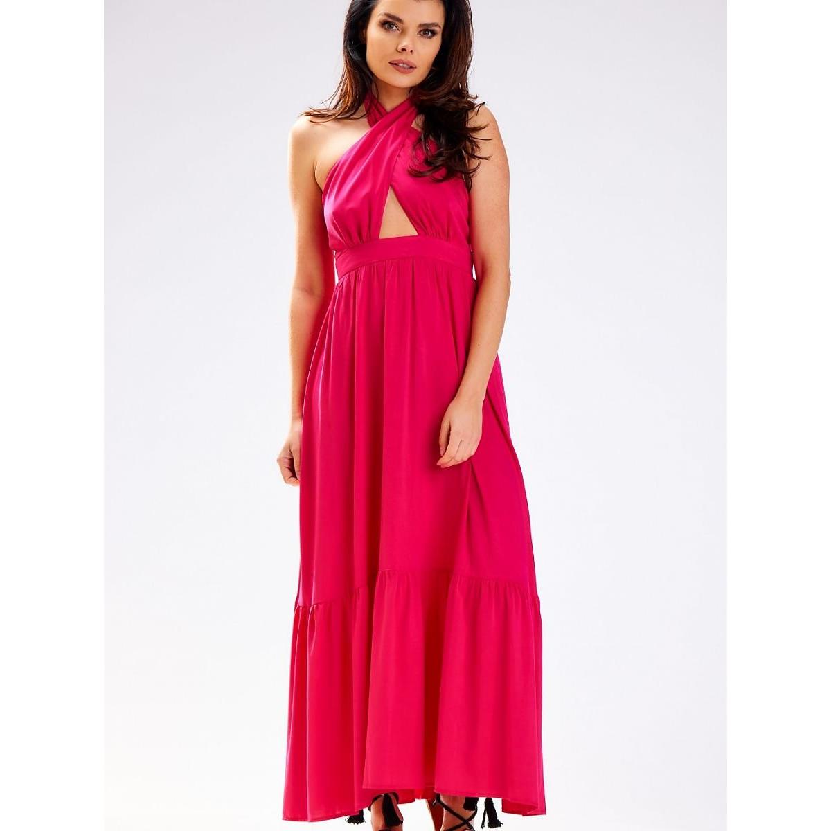 Awama, Damen, Kleider, Alltagskleid, Rosa, (L)