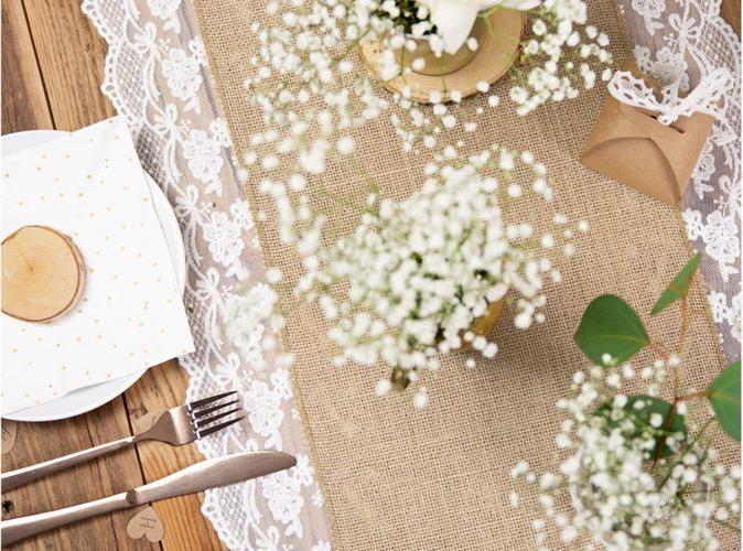 Actual product image Partydeco Table runner (28 x 500 cm)