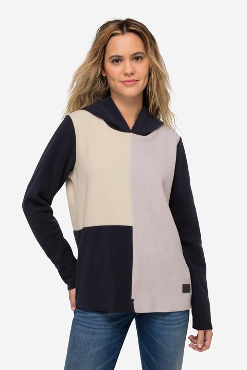 Produktbild Laurasøn Hoodie, Fleece, Colorblocking, Kapuze, Langarm, OEKO-TEX (S)