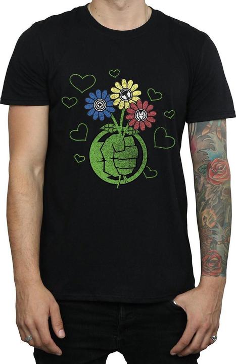 Immagine prodotto Maglietta Hulk Flower Fist Uomo (XXL)