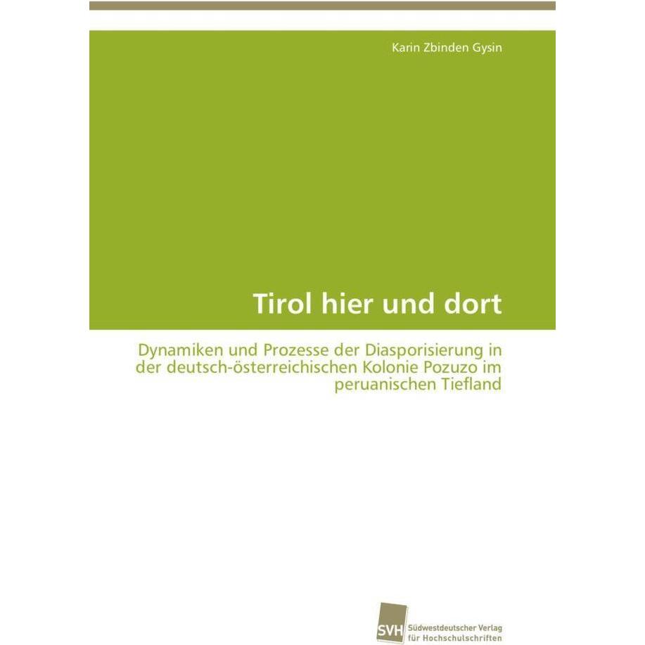 Tirol hier und dort, Fachbücher