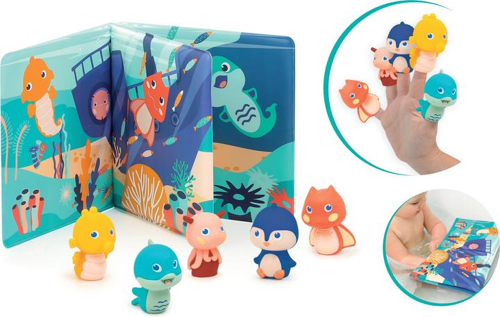 Actual product image LUDI Bath book and Finger figures - (LU40018)