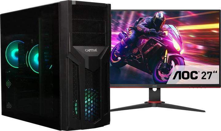 Produktbild Captiva Power Starter R84-128 TFT Bundle Ryzen 5 Radeon Graphics (AMD Ryzen 5 Pro 8600G, 16 GB, 1000 GB, Radeon 760M)