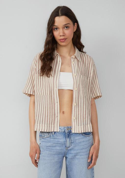 Actual product image S.Oliver Bluse Baumwollbluse mit aufgesetzten Taschen (42)