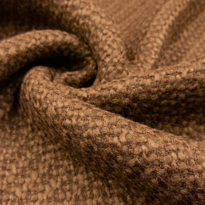 Image du produit Stoffrestposten Laine Bouclé - Marron - quantité minimale de vente : 1 mètre