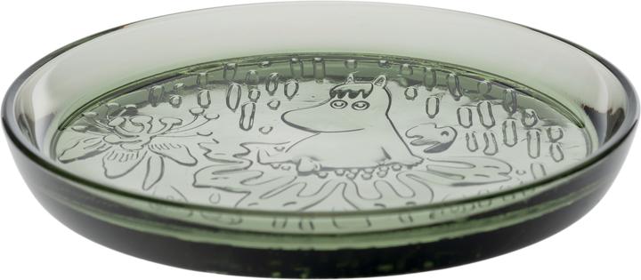 Actual product image Moomin Ø 17 cm - Glass - Pine Green
